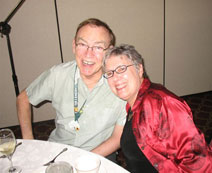 Judy Krob and guest Harry Baker 